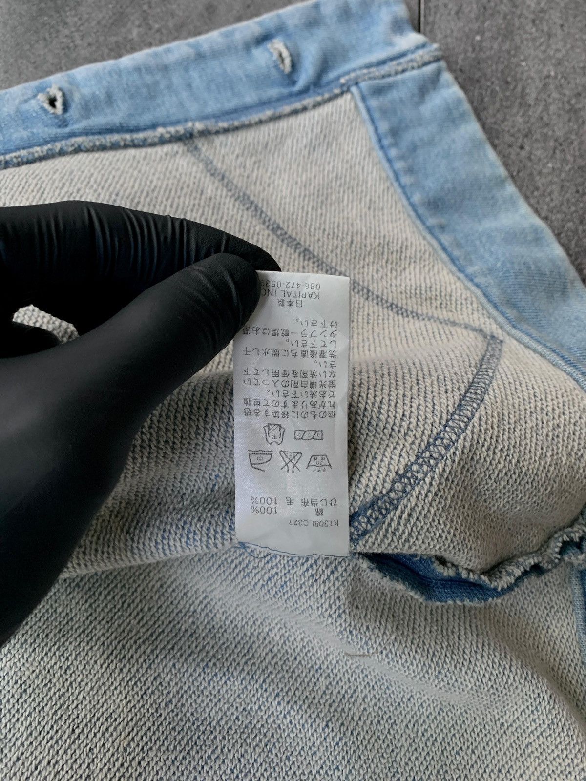 Kapital Kountry FREE TAX! Distressed Elbow Patch Denim Jacket Size US M / EU 48-50 / 2 - 18 Thumbnail