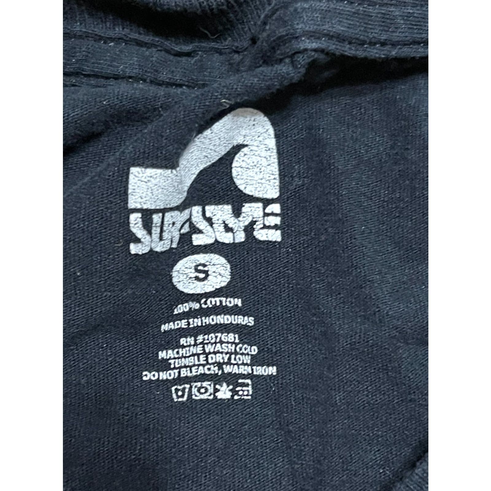 Vintage Surf Style Shirt Women's Small Black Orange Beach Alabama Beach Casual T-Shirt Size S / US 4 / IT 40 - 7 Thumbnail