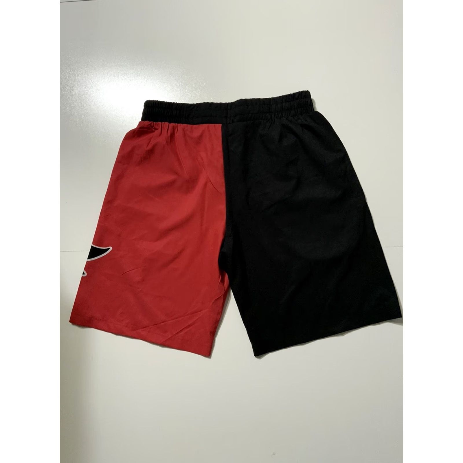 Vintage Roy Fire MMA Bodybuilding Ninja Gym Workout Samurai Black Red Shorts Sz. L Mens Size US 33 - 2 Thumbnail