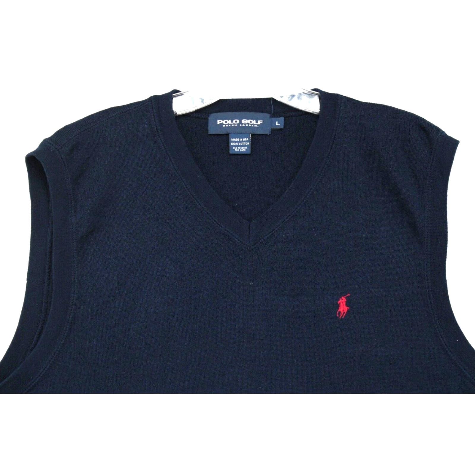 Polo Ralph Lauren Polo Ralph Lauren Vest Lightweight V-Neck Cotton Blue Mens L Ivy League Polo Ralph Lauren Vest Lightweight Cotton Blue Mens L Ivy League Size US L / EU 52-54 / 3 - 2 Thumbnail
