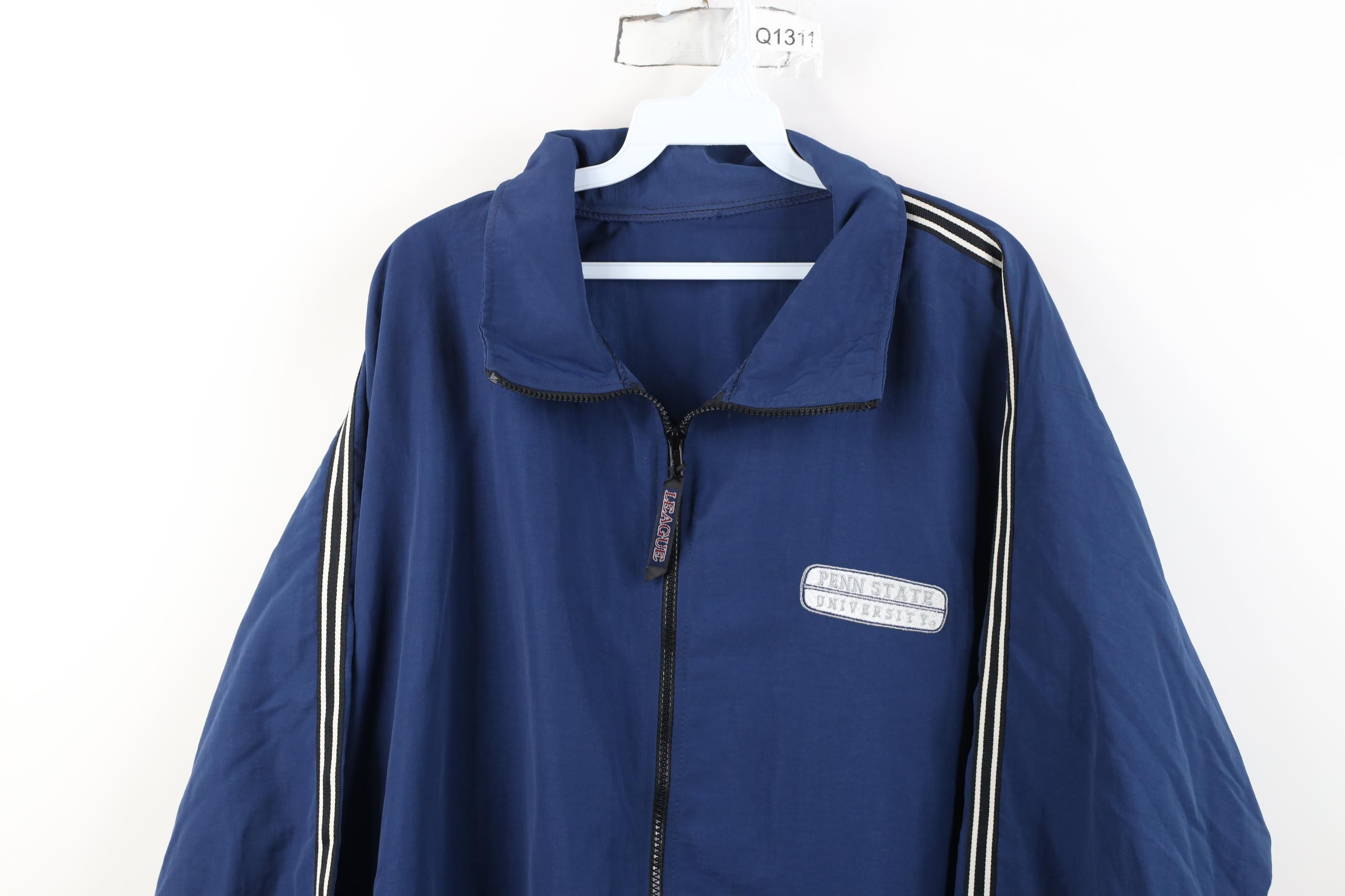 Vintage Vintage 90s Penn State University Windbreaker Jacket USA Size US XXL / EU 58 / 5 - 2 Thumbnail