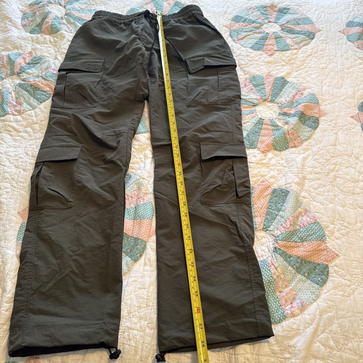 Richie Le Collection Richie Le Collection 4 Pocket Nylon Cargo Pants Medium Size US 31 - 2 Thumbnail