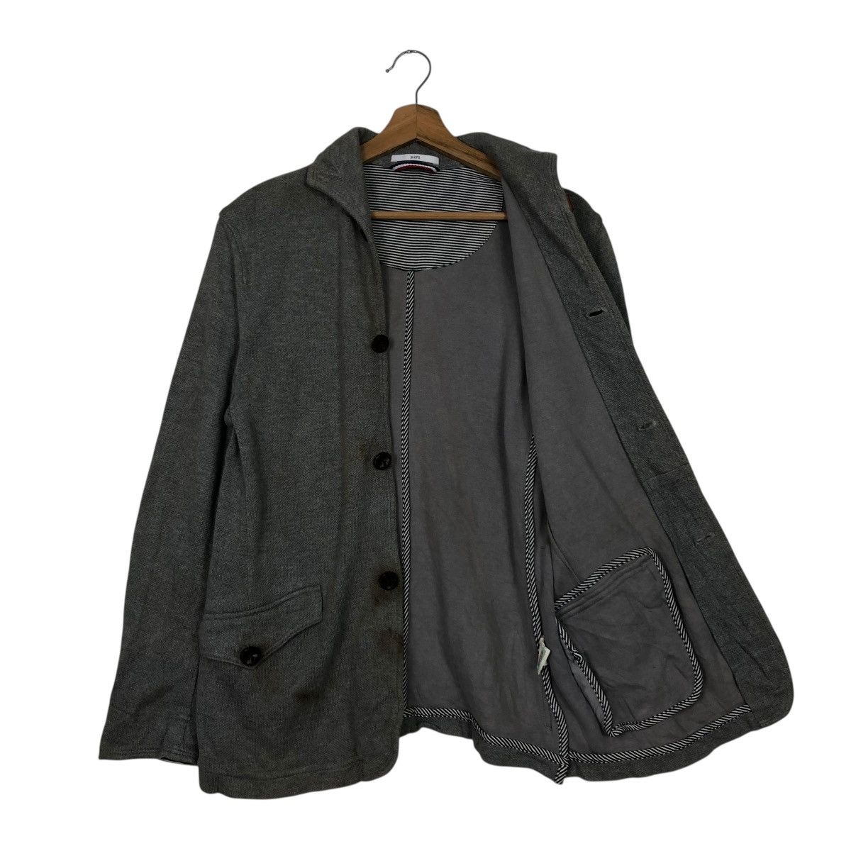 SHIPS 🔥VINTAGE CARDIGAN LIGHT JACKET SHIPS JAPAN ISSEY MIYAKE Size US L / EU 52-54 / 3 - 13 Thumbnail