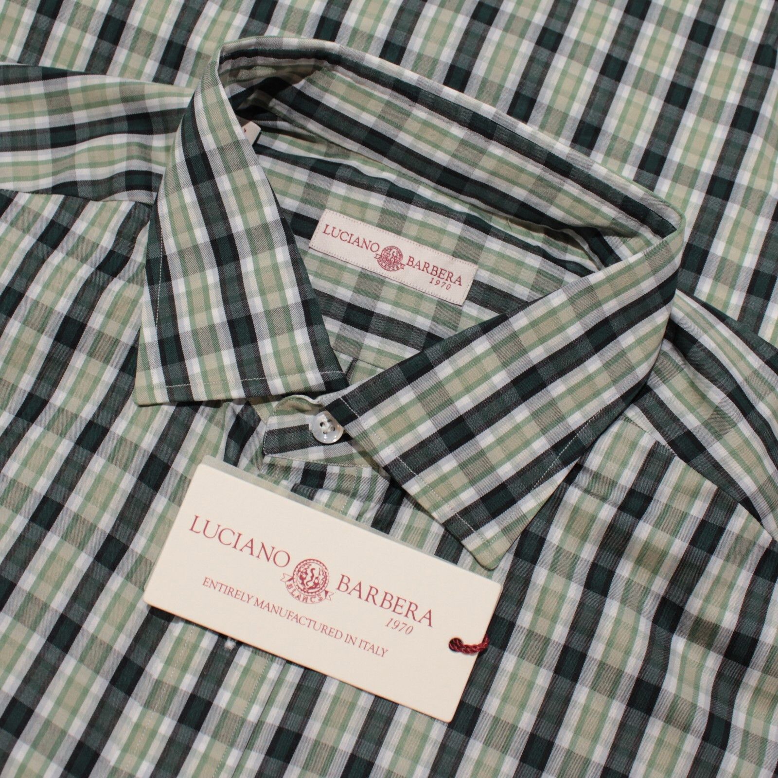 Luciano Barbera Luciano Barbera New with tags Shirt Size L US In Green Size US L / EU 52-54 / 3 - 1 Thumbnail