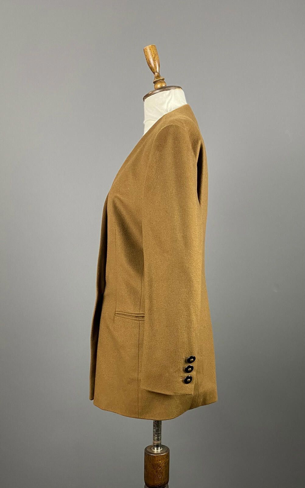 Aris Tatalovich Akris Club Brown Wool/Cashmere Sport Coat Size 40 Size M / US 6-8 / IT 42-44 - 4 Thumbnail