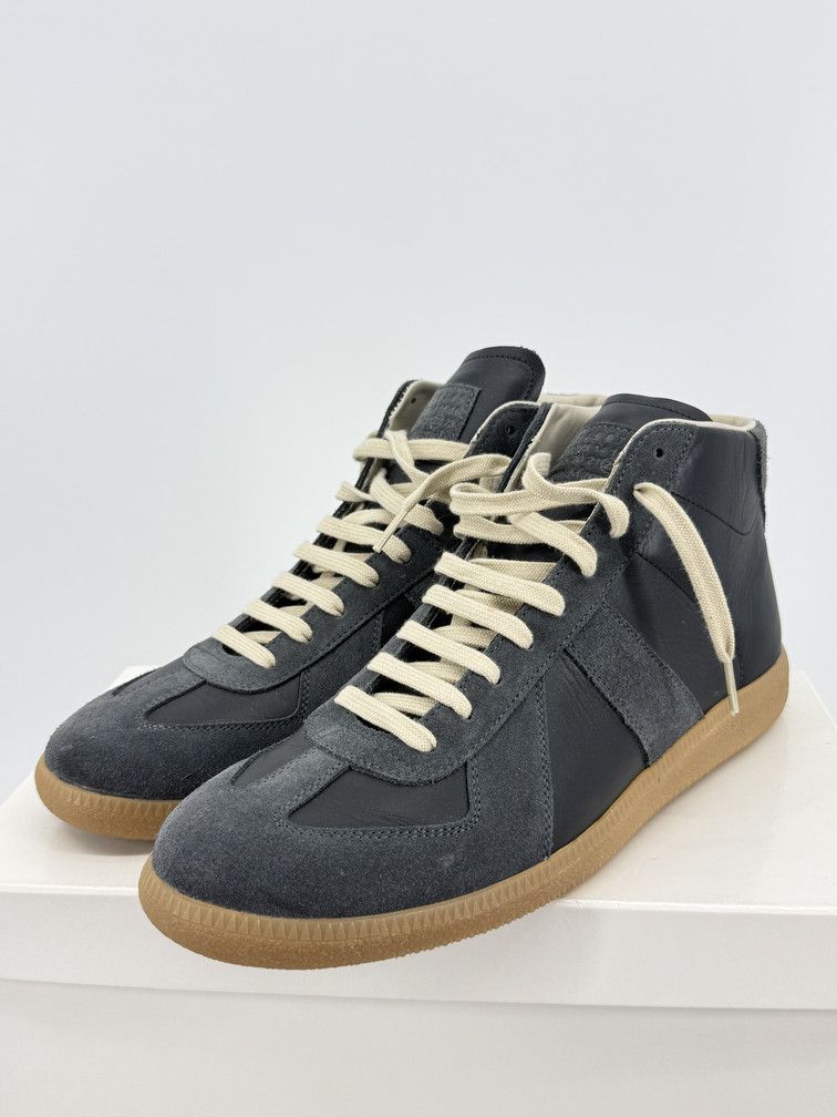 Maison Margiela GAT High Black Gray Size US 13 / EU 46 - 3 Thumbnail