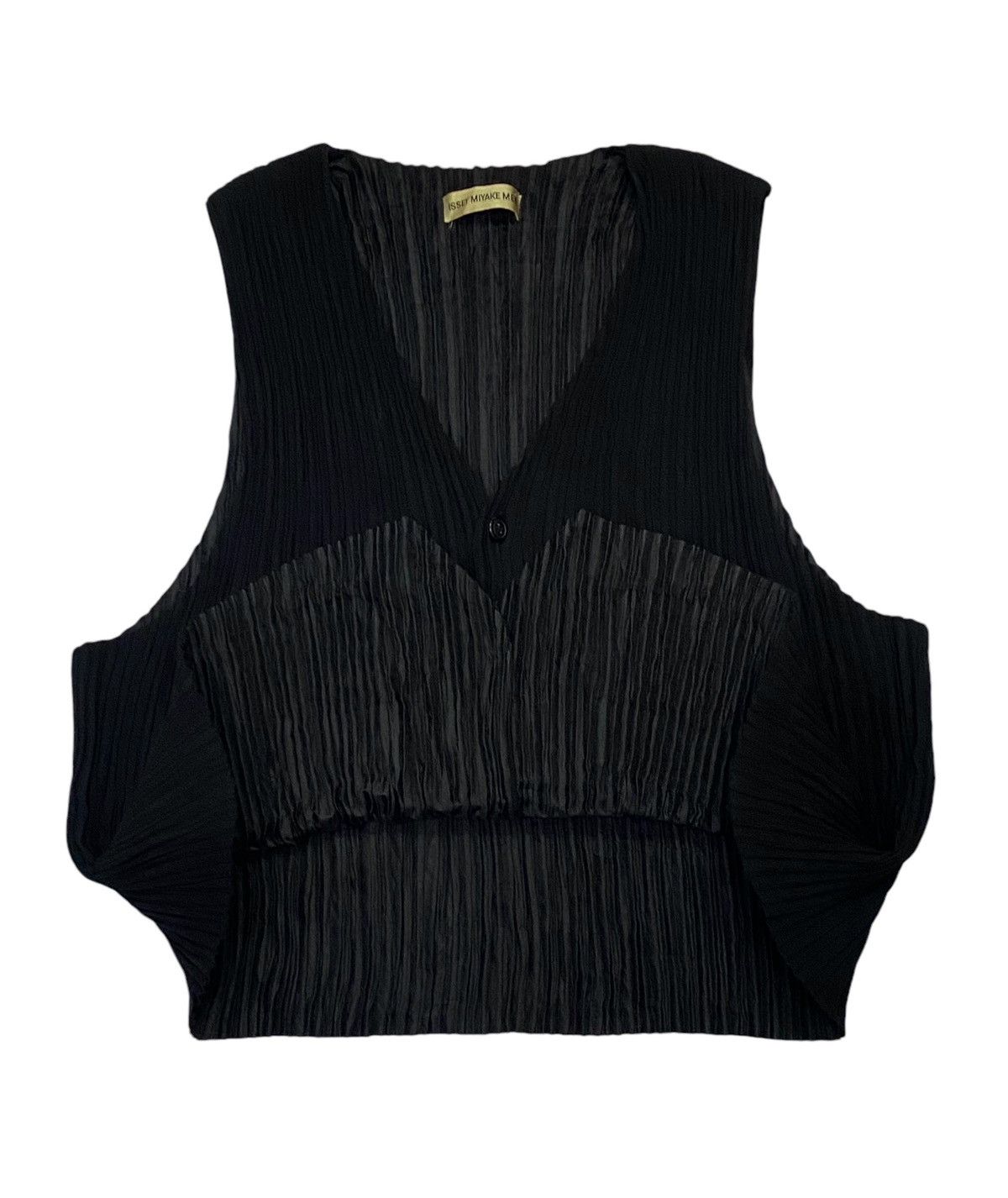 Issey Miyake 🔥Issey Miyake Men Pleated Button Ups Vest Size US M / EU 48-50 / 2 - 5 Thumbnail