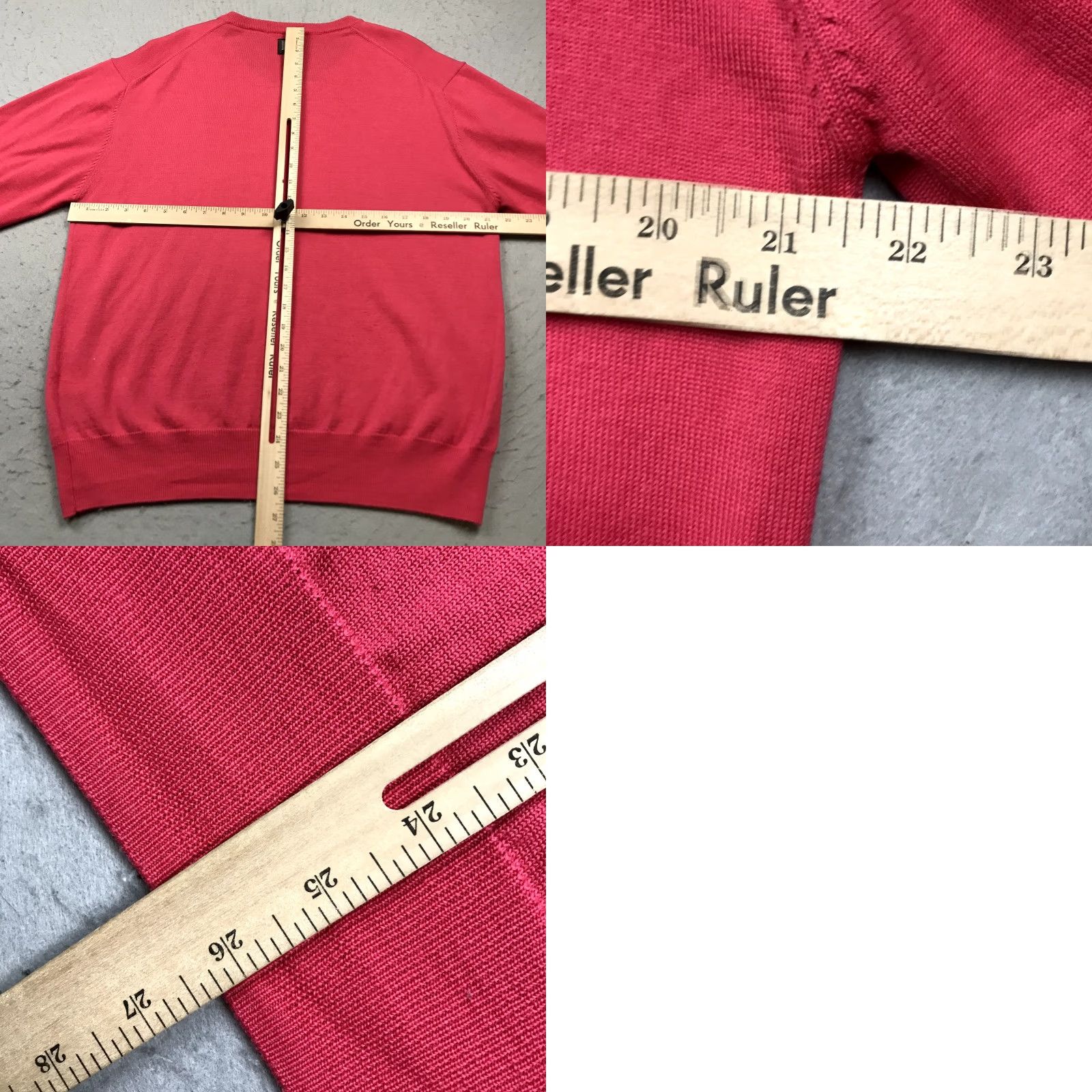 Vintage Disney Golf Sweater Mens Large Pink V Neck Pullover Wool Knit G mac Kartel Size US L / EU 52-54 / 3 - 8 Thumbnail