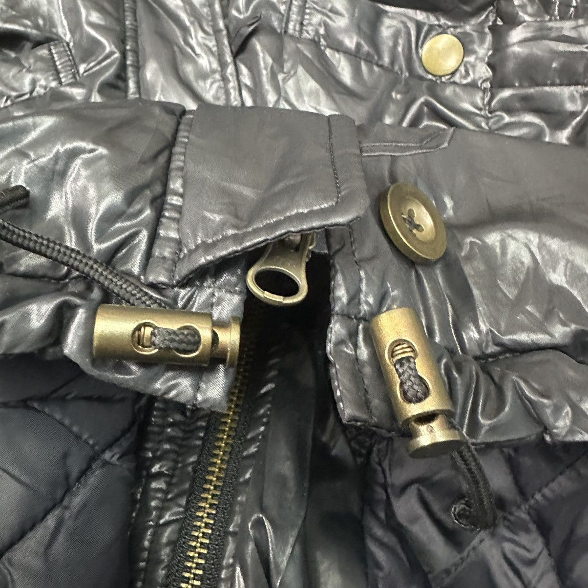 Tornado Mart Tornado Mart Femme Down Fur Wax Jacket Z160 Size M / US 6-8 / IT 42-44 - 11 Thumbnail