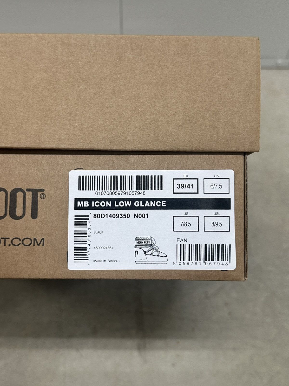 Moon Boot Moon Boot MB Icon Low Glance Black Size US 8.5 / EU 41-42 - 3 Thumbnail