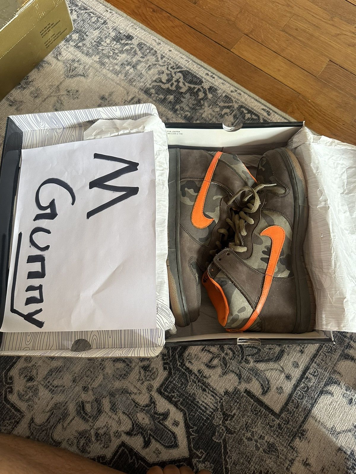 Nike Nike SB Dunk High Brian Anderson Camo Size 10.5 Size US 10.5 / EU 43-44 - 2 Thumbnail