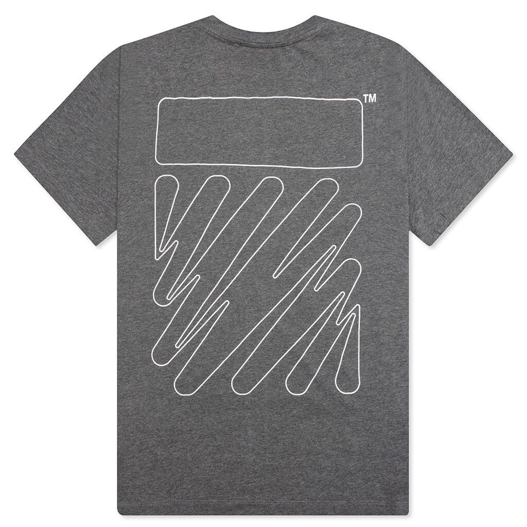 Off-White o1y0325 Logo Crewneck T-Shirt in Grey Size US XS / EU 42 / 0 - 4 Thumbnail