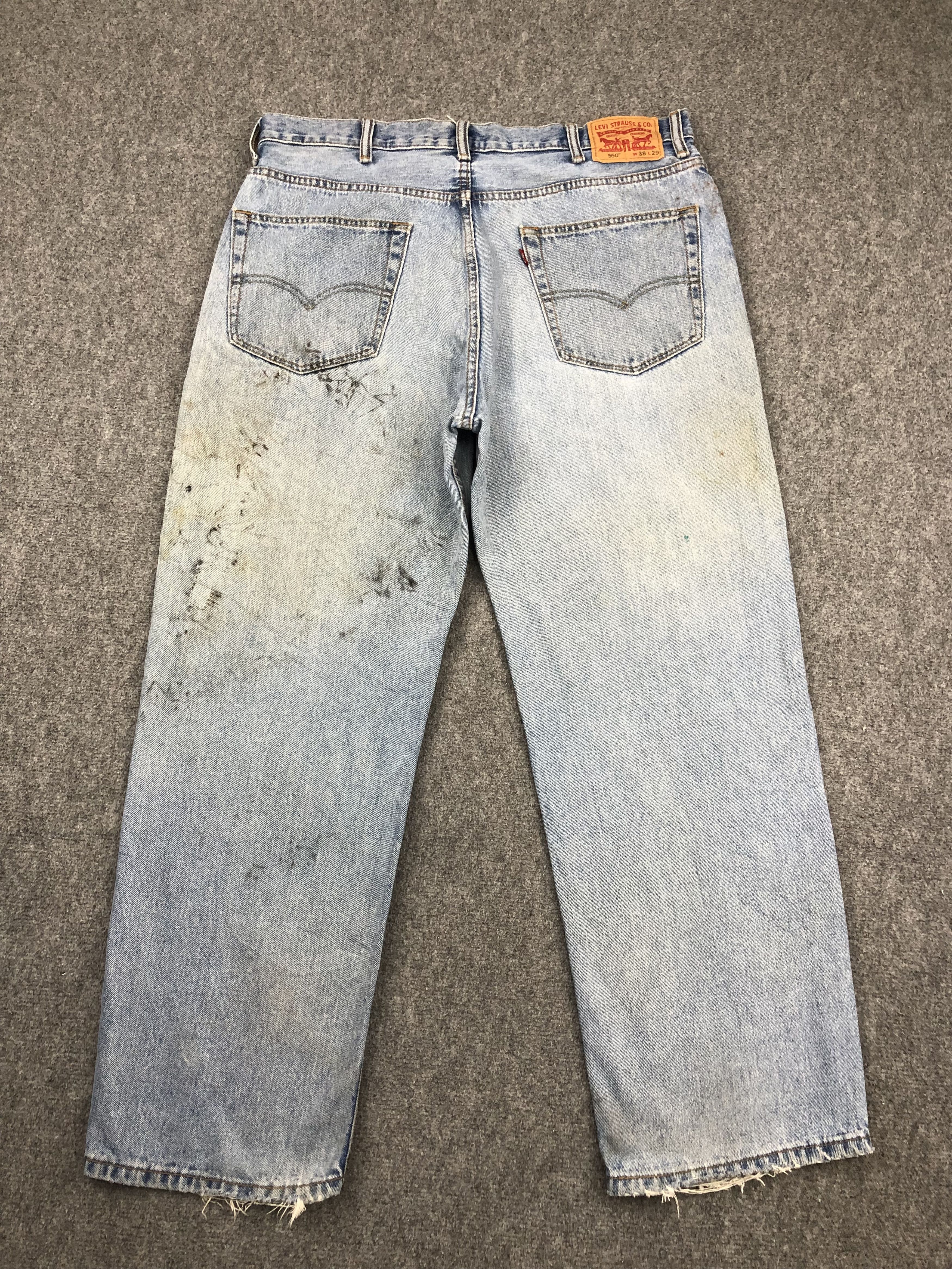 Levi's Light Wash Vintage Levis 550 Jeans DP1488 Size US 40 / EU 56 - 3 Thumbnail