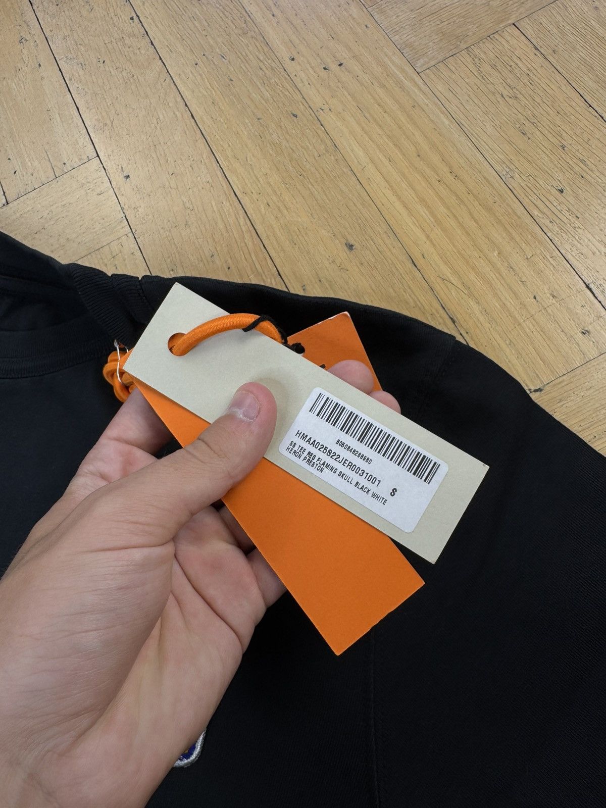 Heron Preston HERON PRESTON SKULL PATCHED BLACK TEE Size US S / EU 44-46 / 1 - 8 Thumbnail