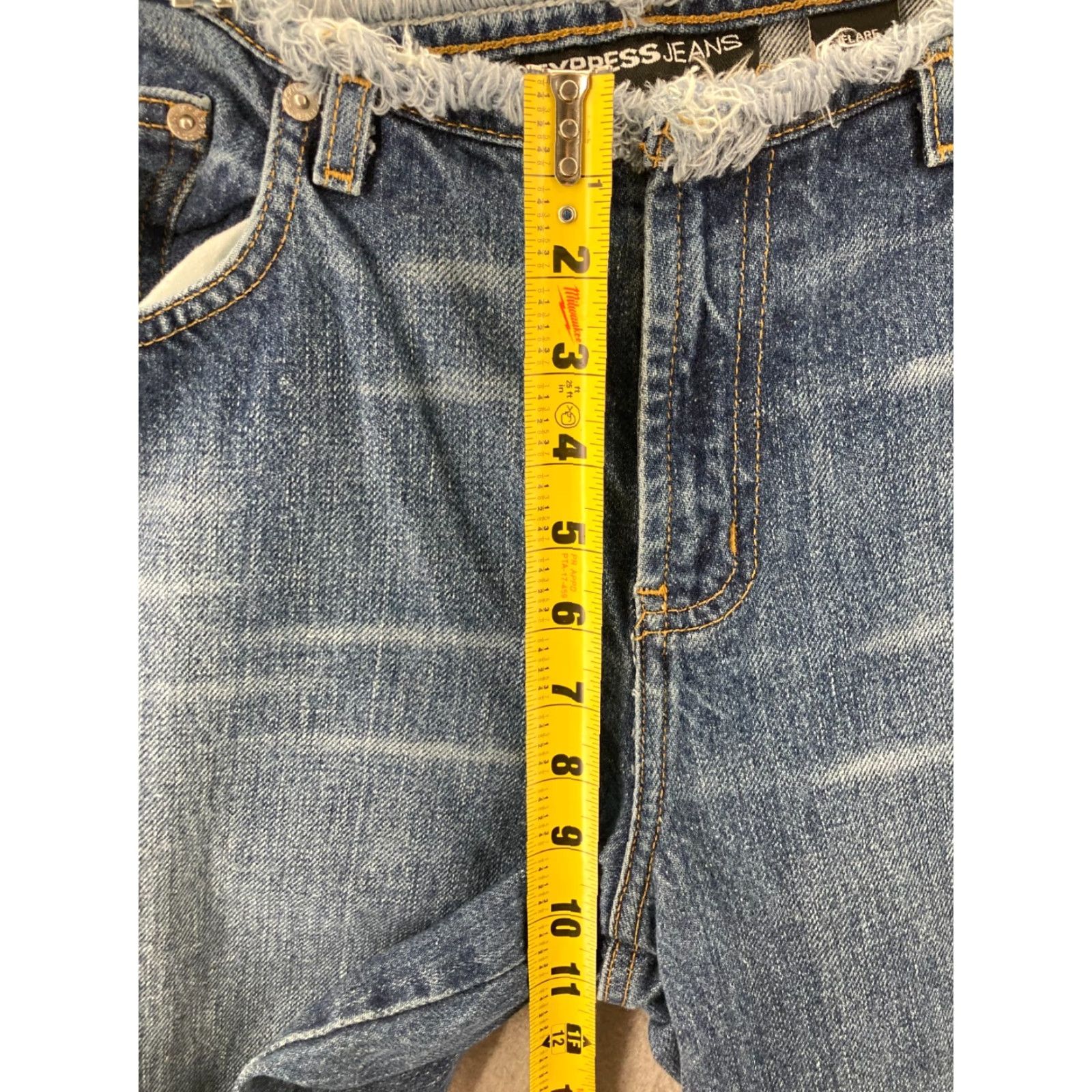 Express Express Jeans Womens 9/10 Low Rise Bootcut Denim Jeans Blue 90s Vintage Y2K Size 30" / US 8 / IT 44 - 4 Thumbnail