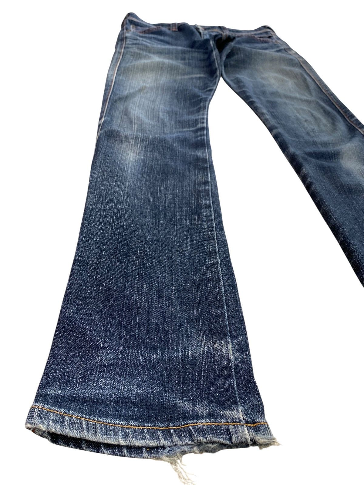 Edwin Edwin Whiskers Faded Wash Style Loose Jeans Size US 30 / EU 46 - 5 Thumbnail