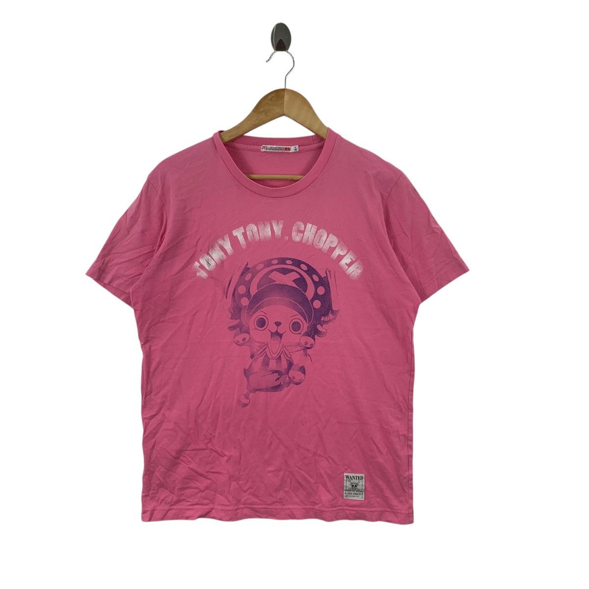 Anime ANIME ONE PIECE Tony Chopper Luffy Crew Pink Tee Shirt Top Size L / US 10 / IT 46 - 4 Thumbnail