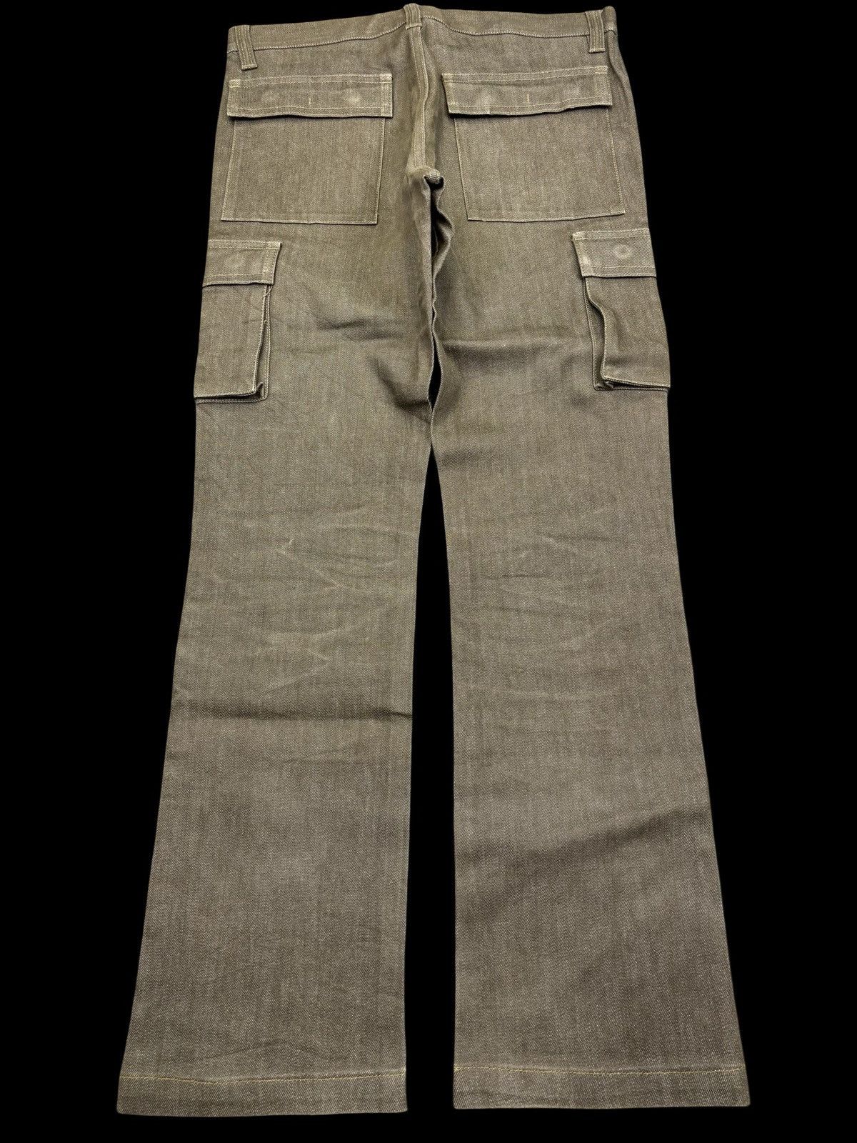 Designer INED Homme Super Japanese Designer Flare Cargo Denim F737 Size US 30 / EU 46 - 2 Thumbnail