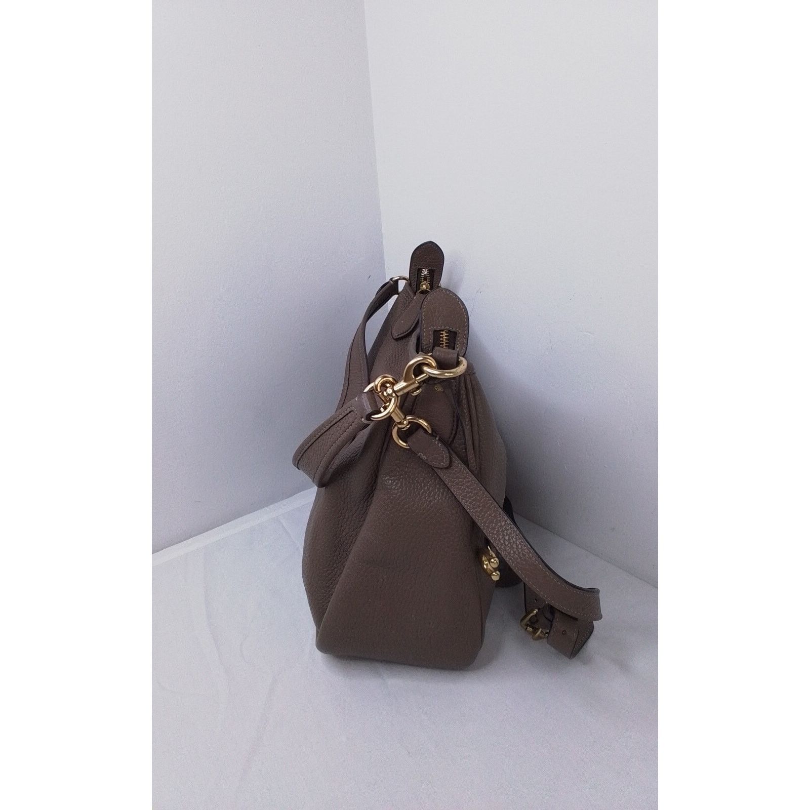 Coach Coach Purse Handbag Brown Leather #J2033 Size ONE SIZE - 9 Thumbnail