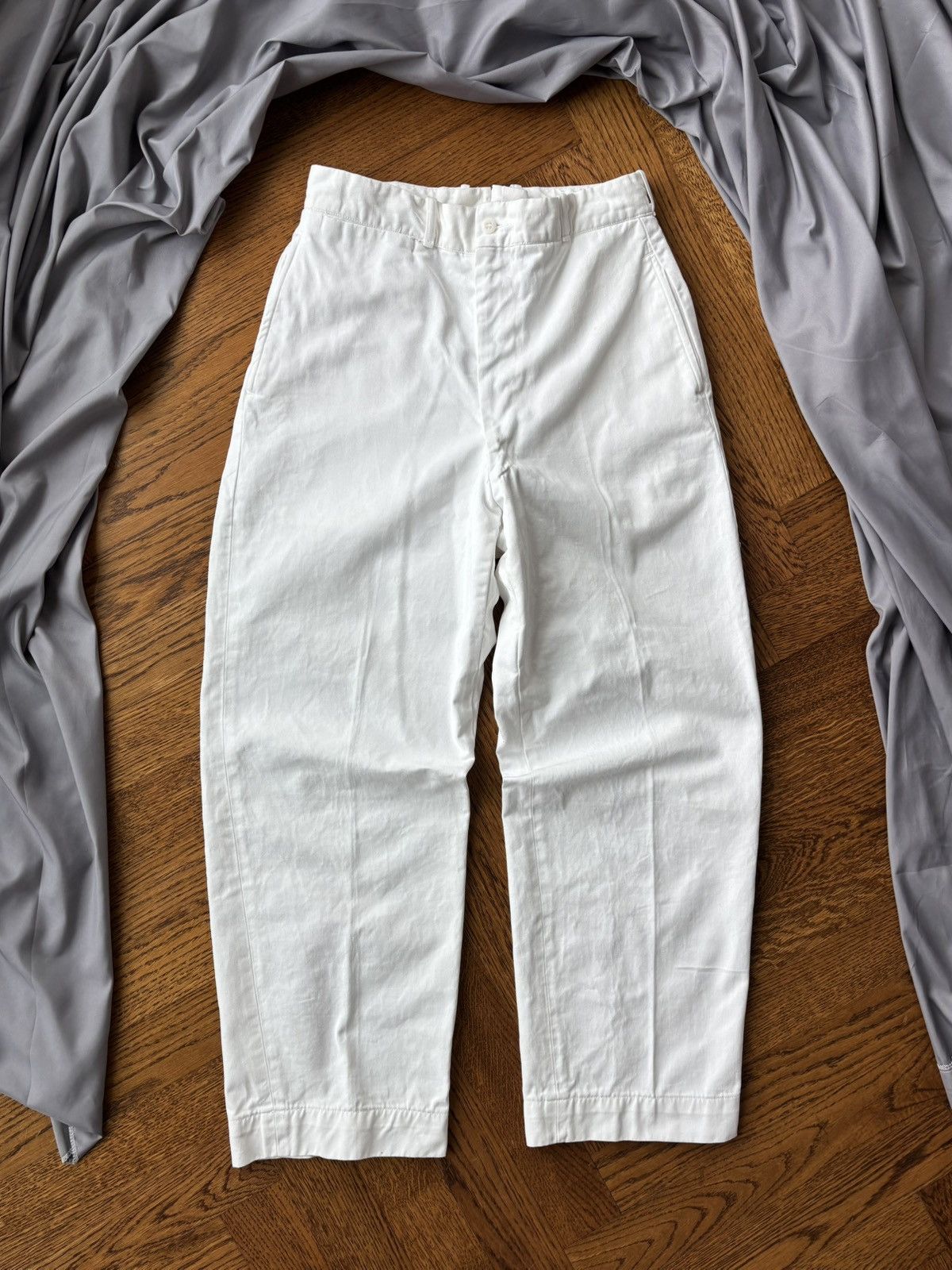 Vintage 1950s Trousers True Vintage Royal Canadian Navy Dress Pants Size 34R - 17 Thumbnail
