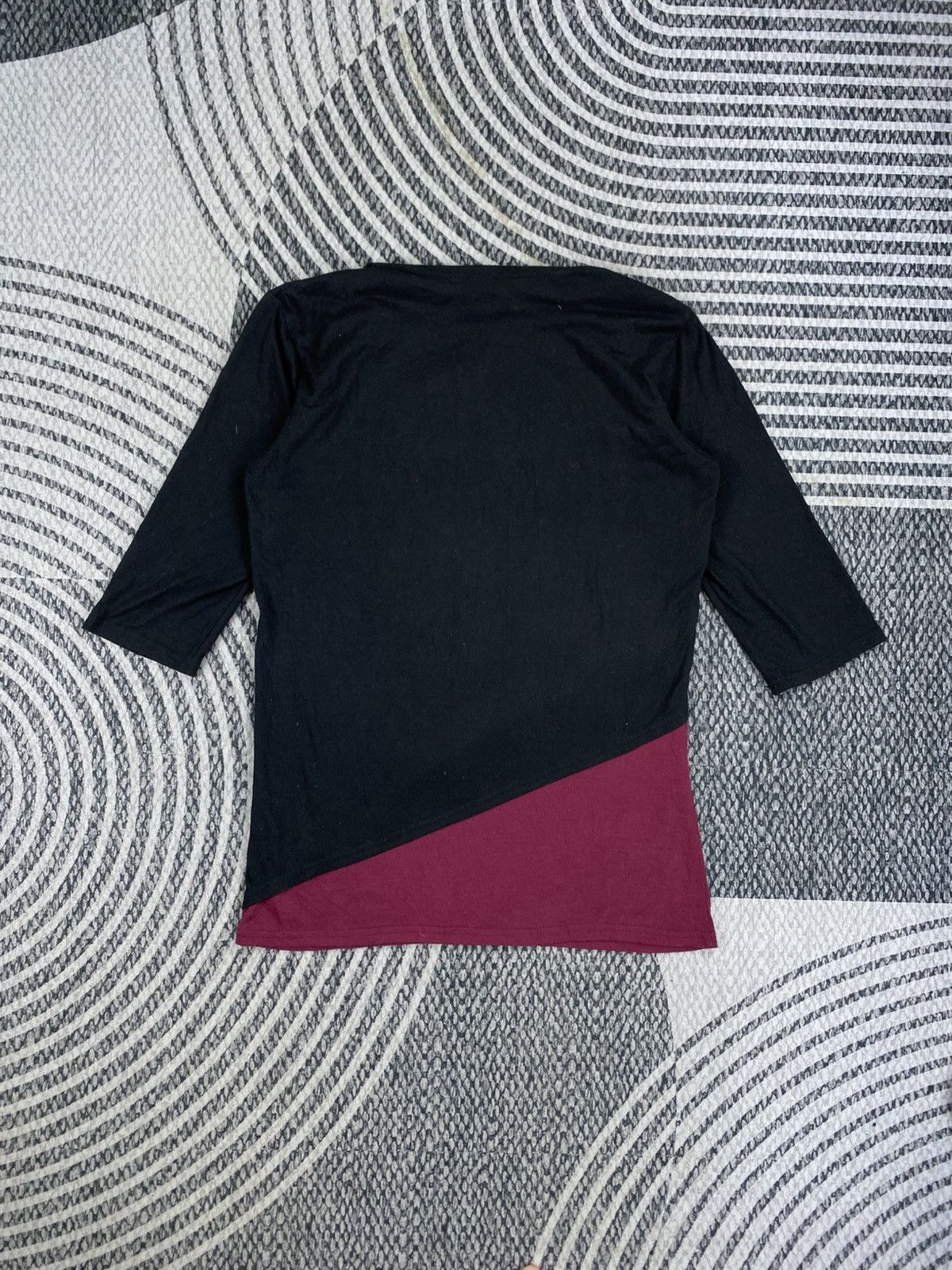 14th Addiction Vintage Hovering Black Maroon Layered Skull Punk Shirt Size M / US 6-8 / IT 42-44 - 2 Thumbnail