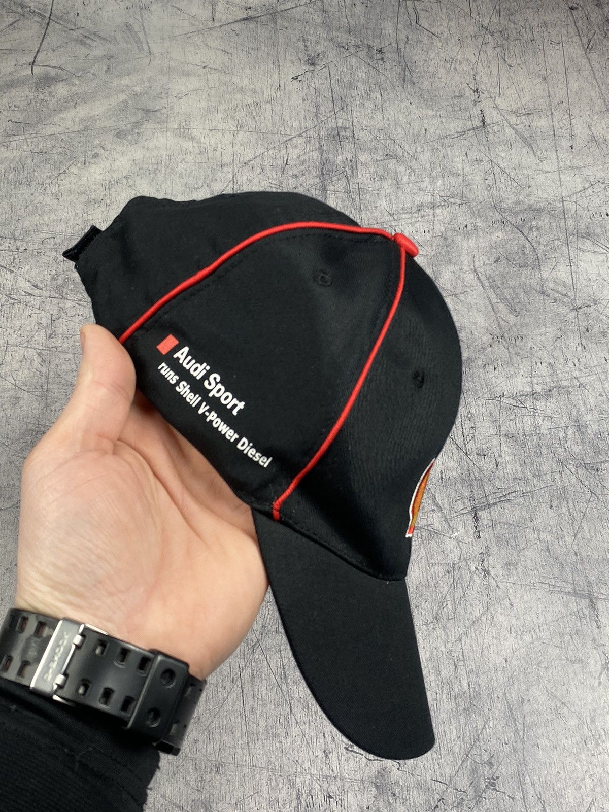 Ferrari × Vintage Vintage Shell V-Power Diesel Audi SPORT STRAPBACK CAP Size ONE SIZE - 6 Thumbnail