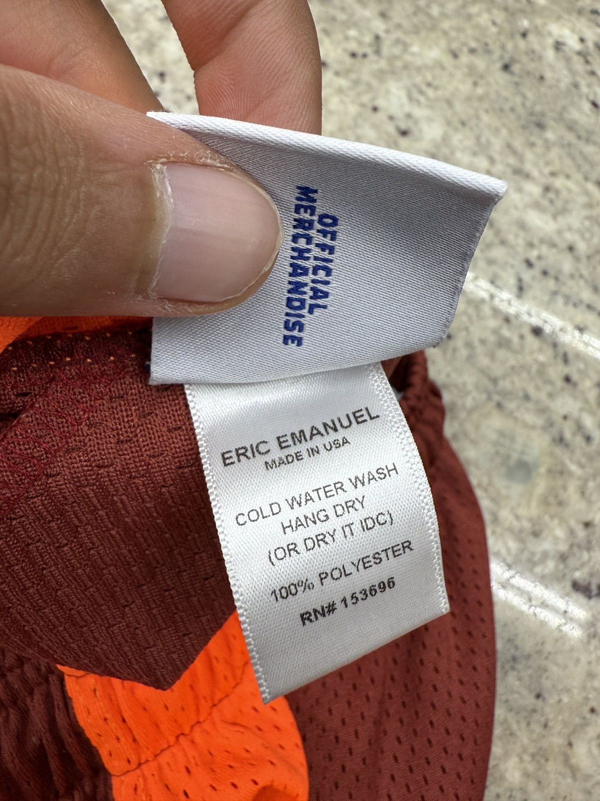 Eric Emanuel Eric Emmanuel Orange/Burgandy Shorts Size US 31 - 8 Thumbnail