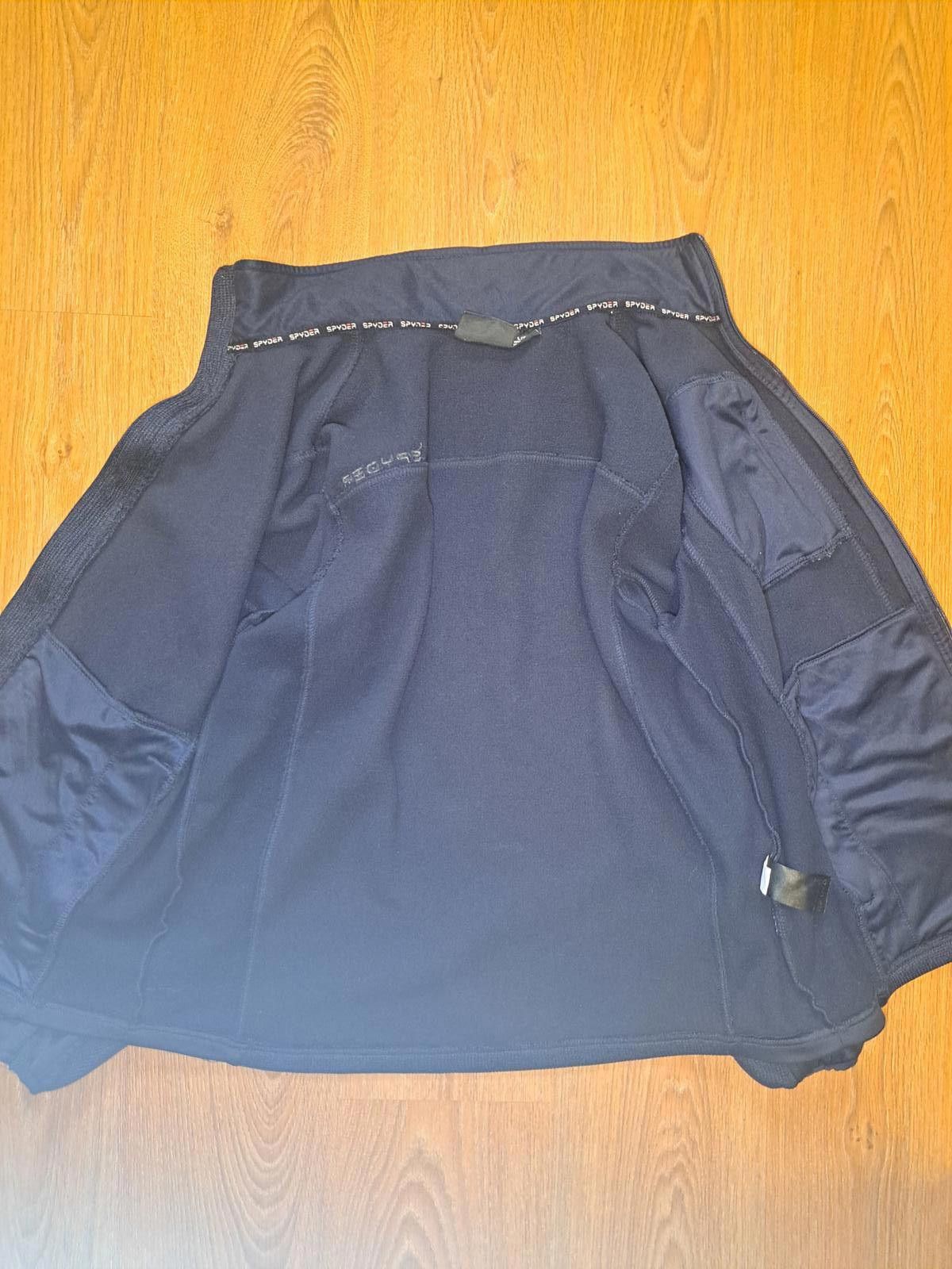 Spyder Spyder Fleece Jacket Mens Large Navy Blue Full Zip Size US L / EU 52-54 / 3 - 7 Thumbnail