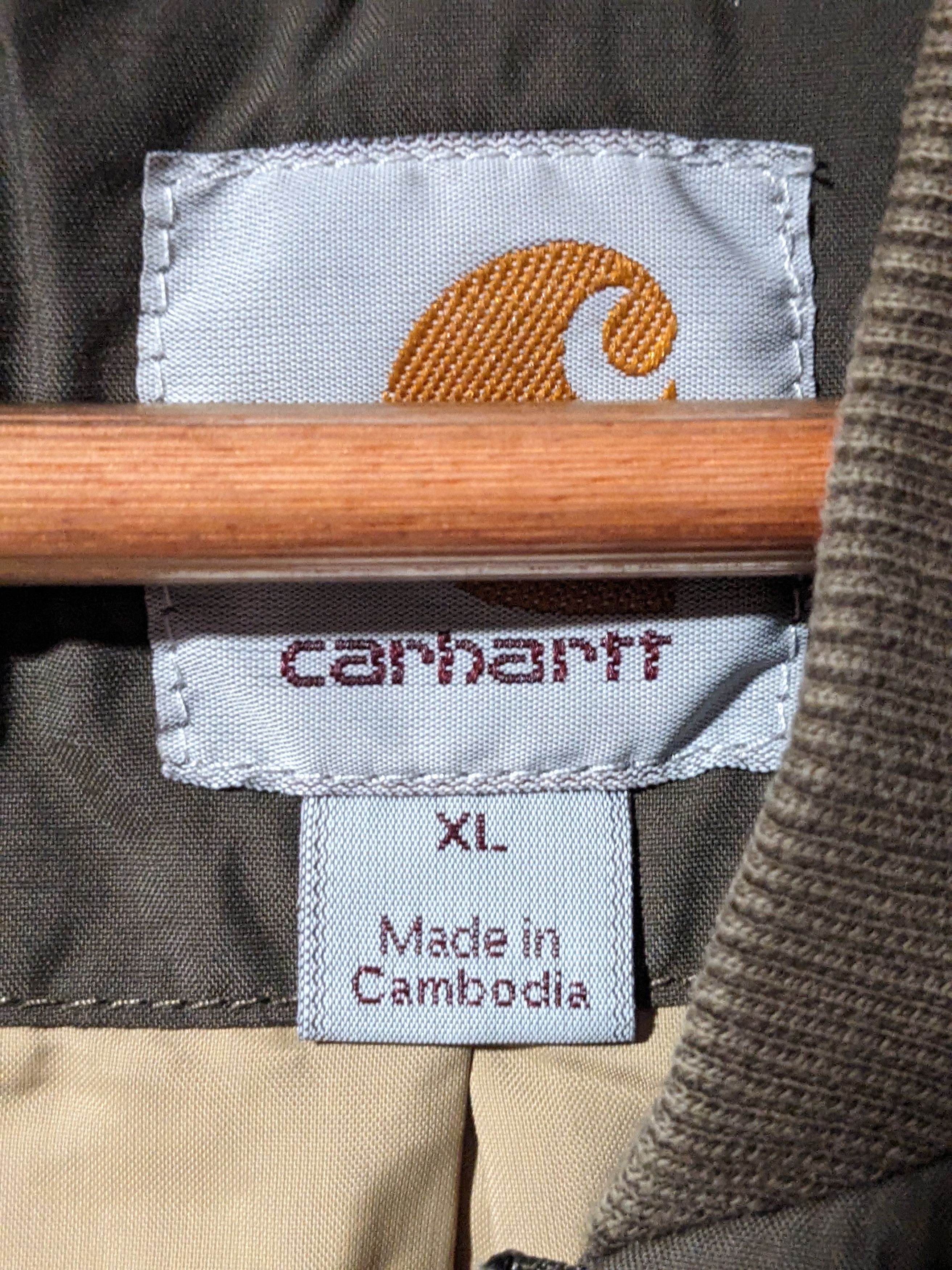 Carhartt × Designer Carhartt Green X-Large Brookville Quilted Puffer Vest Size US XL / EU 56 / 4 - 3 Thumbnail