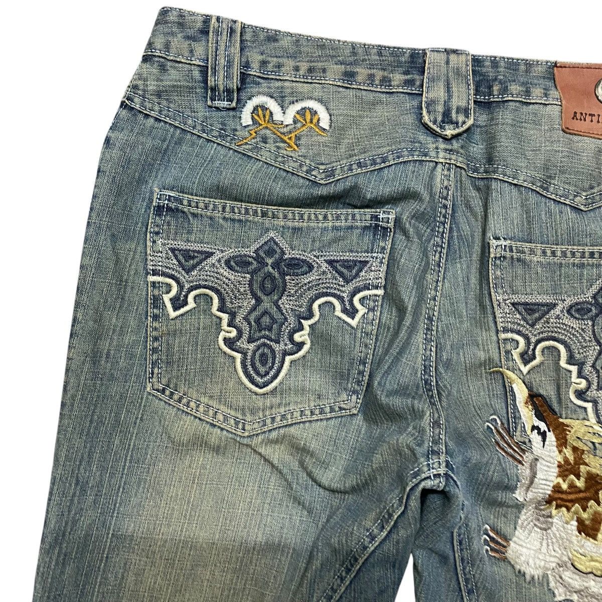 Antik Denim Vintage Antik Denim Embroidery Jeans Distressed Size US 34 / EU 50 - 11 Thumbnail