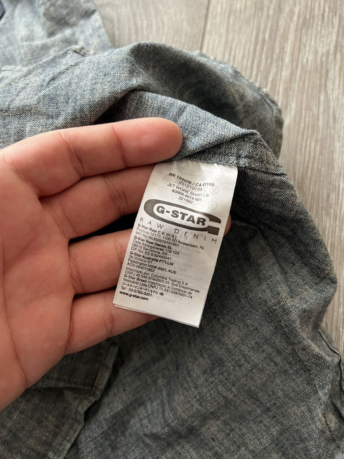 G-Star Vintage G Star Raw Shirt Size M Size US M / EU 48-50 / 2 - 8 Thumbnail