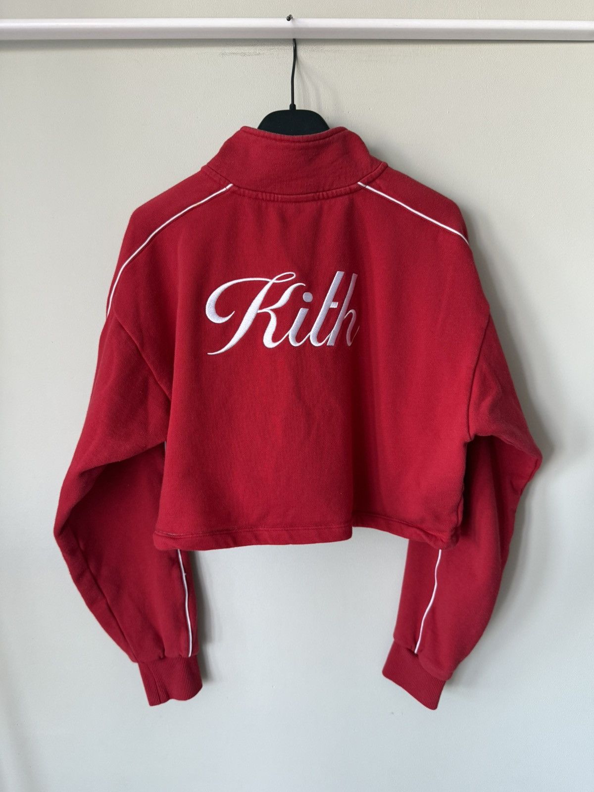 Coca Cola × Kith Kith x cocacola half zip crop top sweatshirt womens Size S / US 4 / IT 40 - 2 Thumbnail