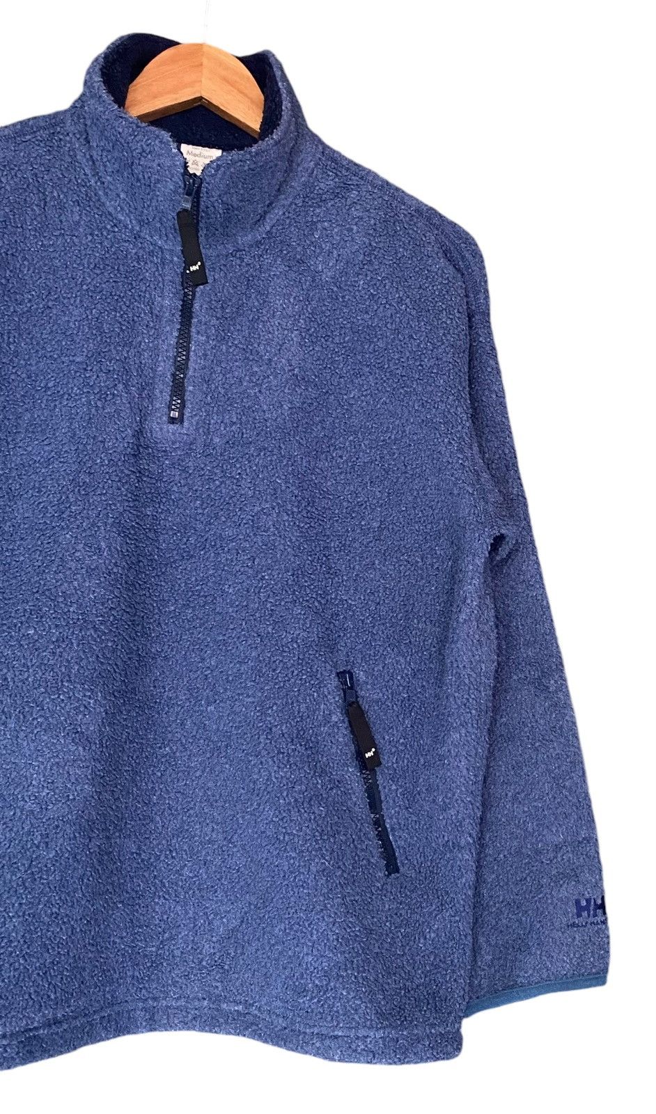 Helly Hansen Vtg🔥HELLY HANSEN Fleece Sweatshirt Half Zip (M) Size US M / EU 48-50 / 2 - 2 Thumbnail