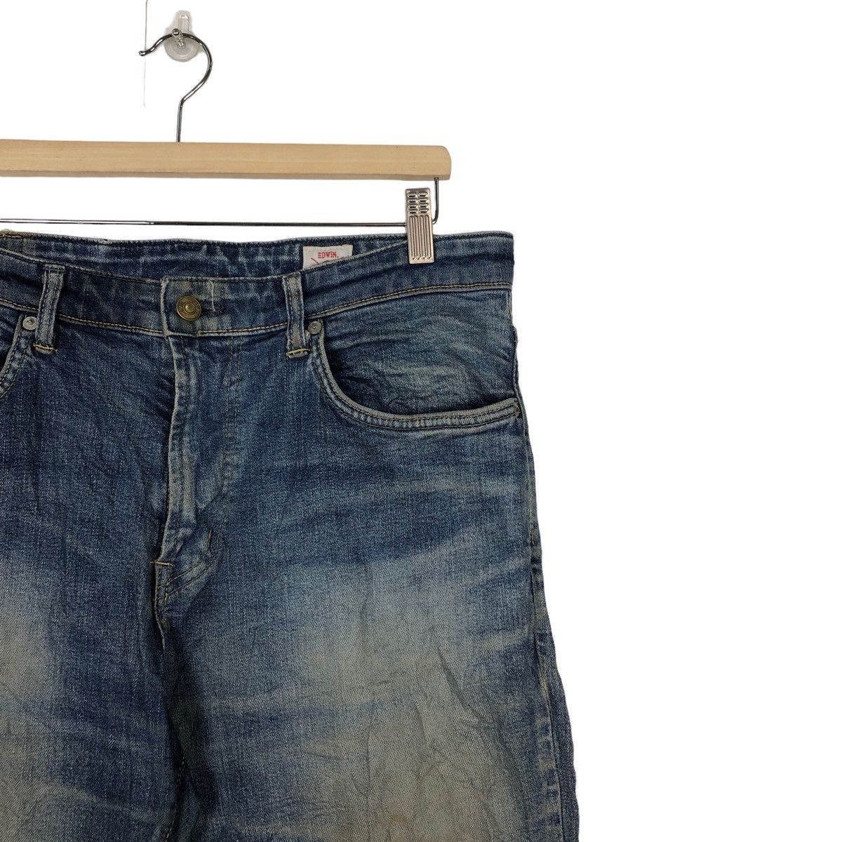 Japanese Brand 🔥90’s Vintage Distressed Denim Jeans Edwin Size US 34 / EU 50 - 5 Thumbnail