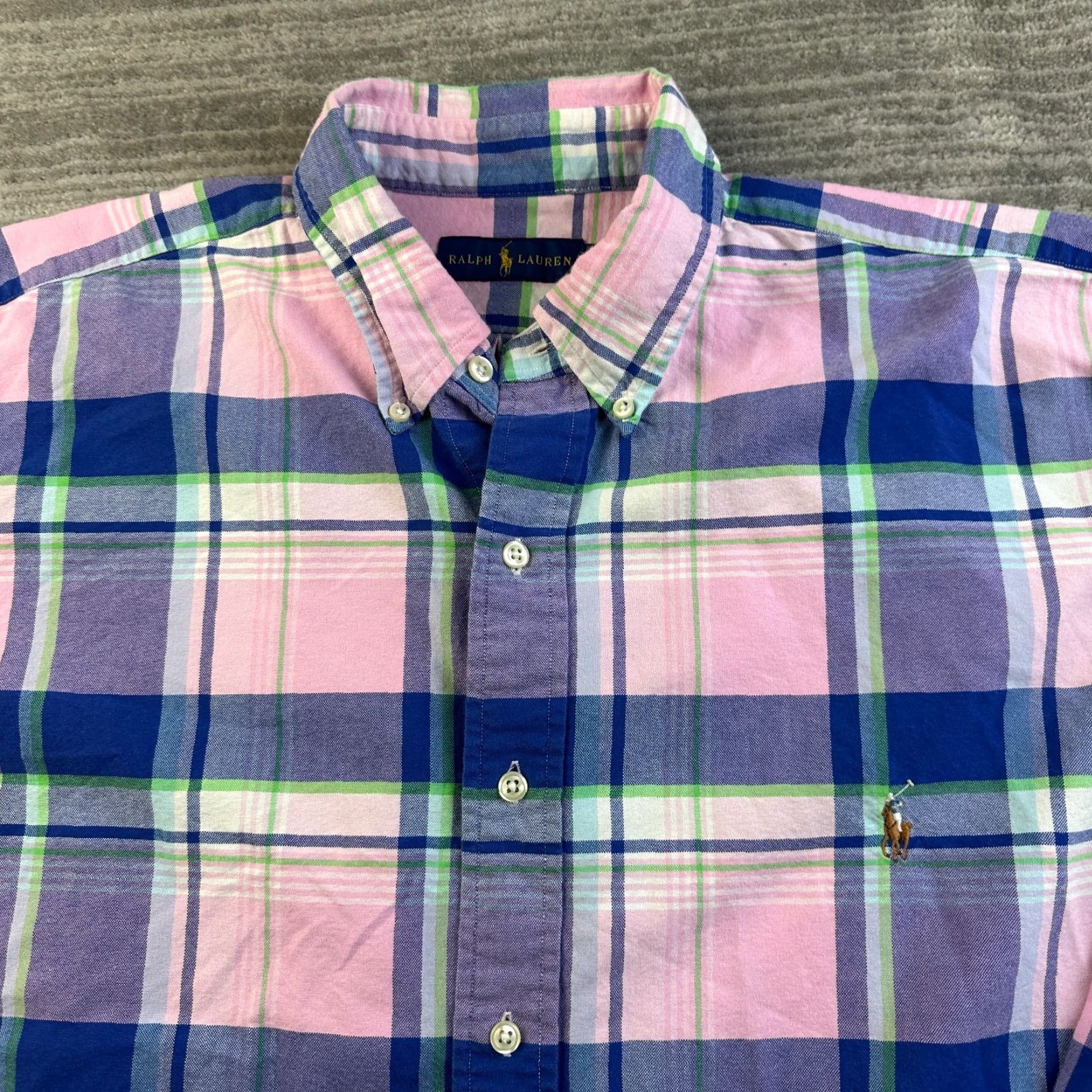 Ralph Lauren Ralph Lauren Shirt Mens XLT Extra Large Tall Pink Flesh Pony Button Up Size US XL / EU 56 / 4 - 3 Thumbnail
