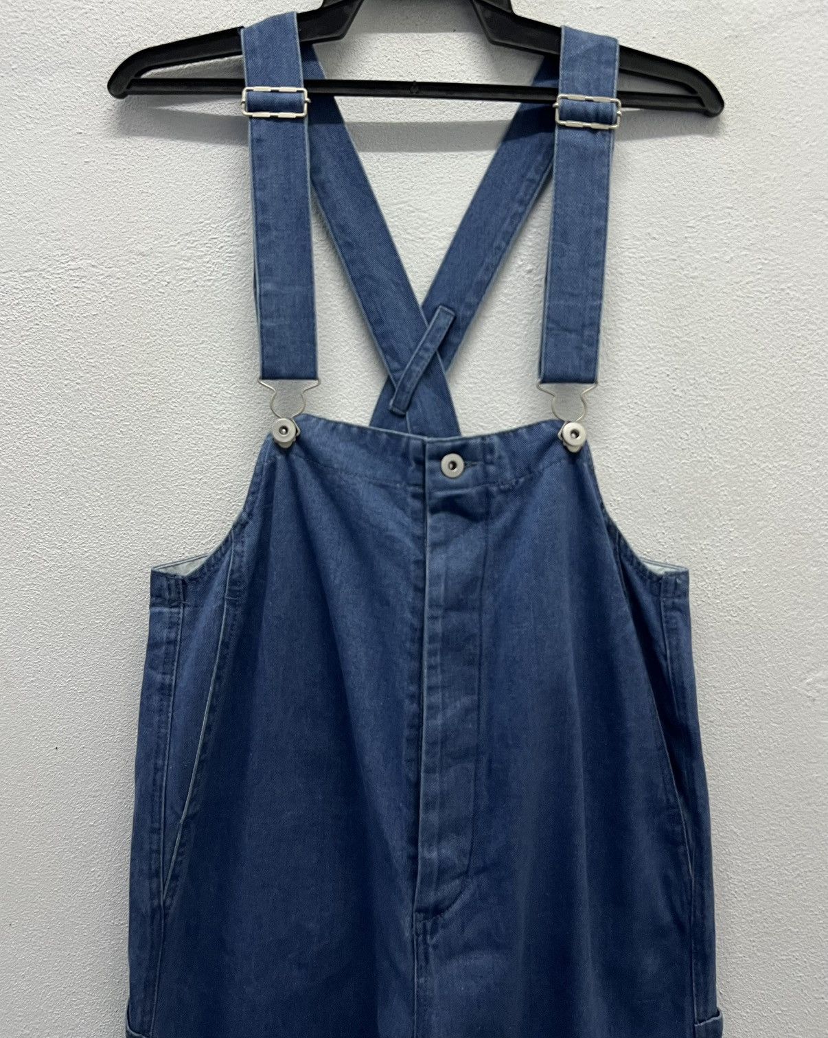 Japanese Brand × Vintage Lakey Park Indigo Denim Overalls Vintage Workwear Style Size US 41 - 3 Thumbnail