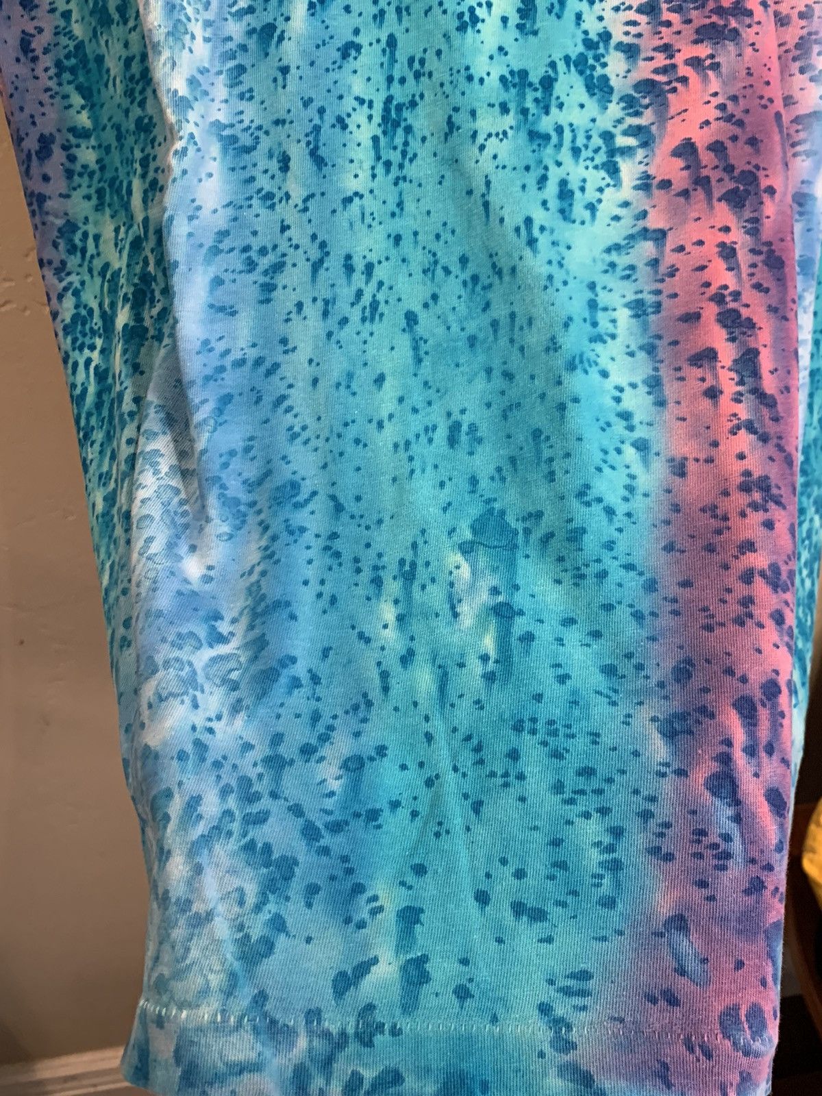 Vintage *RARE* Vintage Fractal Tie-Dye Single Stitch Art T-Shirt Size US L / EU 52-54 / 3 - 2 Thumbnail
