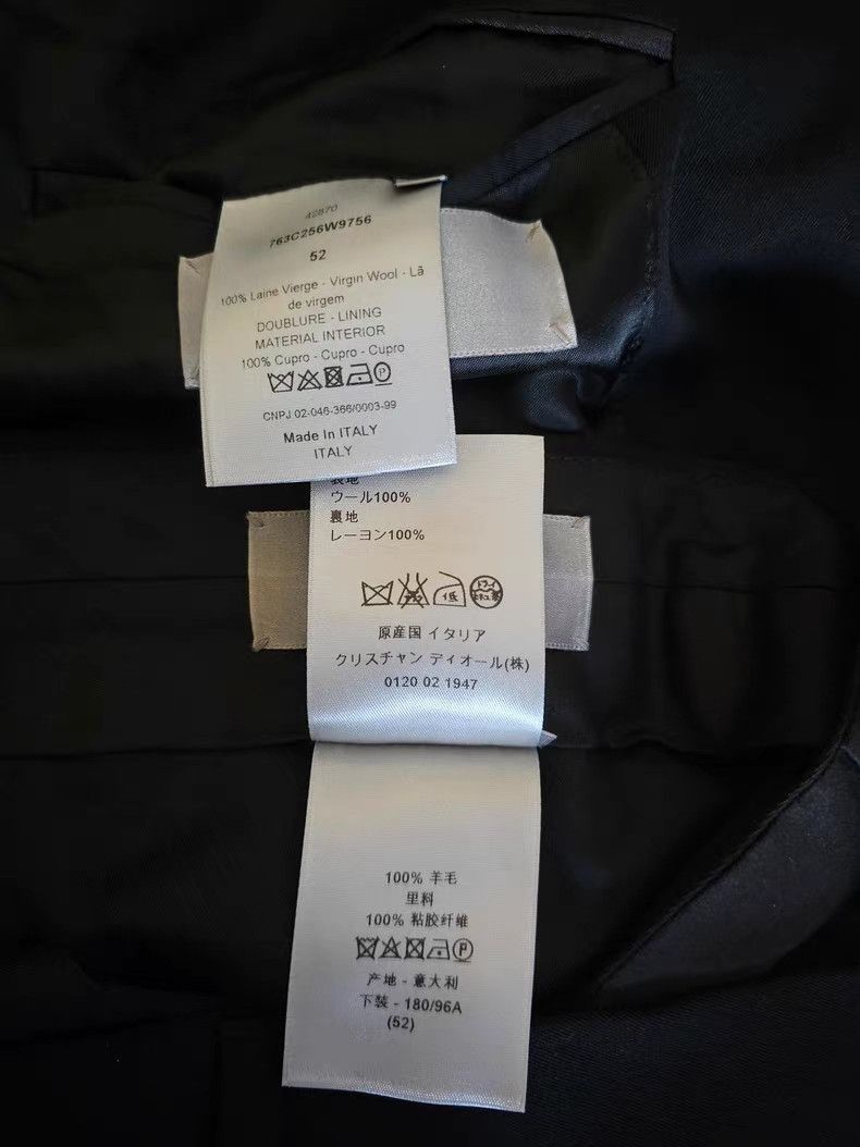 Dior Dior Men's Wool Suit Set Size 36R - 4 Thumbnail