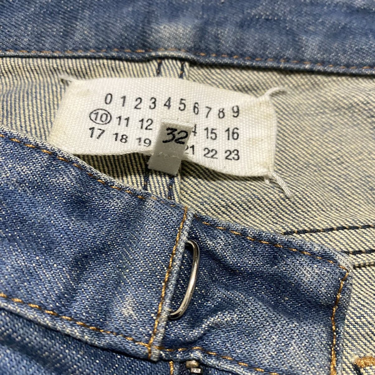 Maison Margiela Vintage Maison Margiela Raw Denim Jeans Washed Blue Size US 32 / EU 48 - 22 Thumbnail
