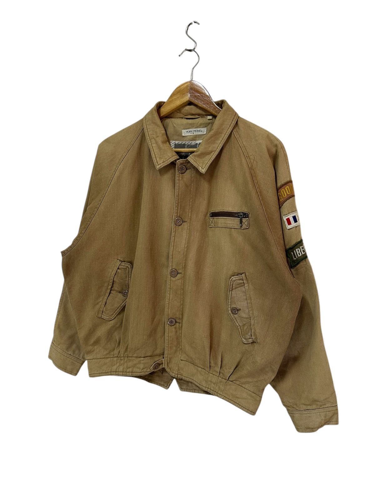 Vintage Vintage cotton york reine bomber jacket Size US M / EU 48-50 / 2 - 3 Thumbnail