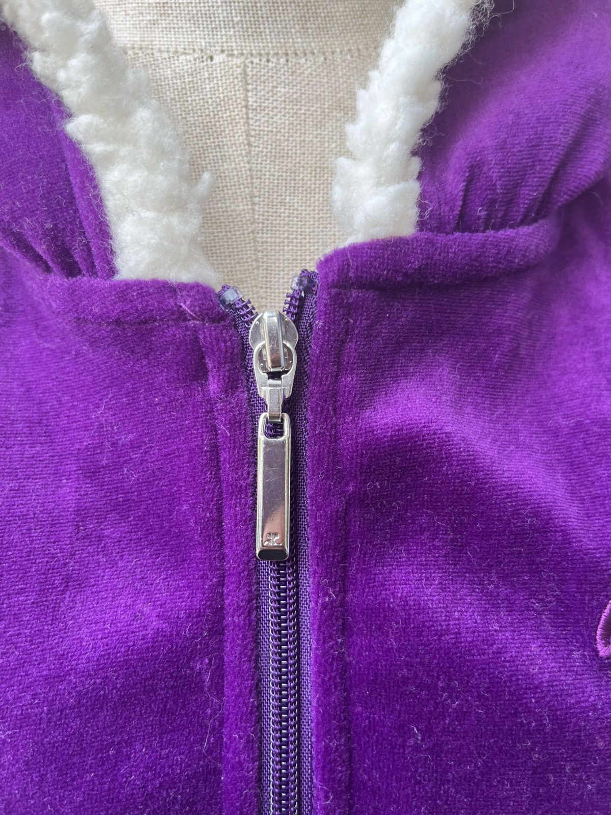 Courreges Aw10 courreges sport furure purple hoodie Size S / US 4 / IT 40 - 6 Thumbnail
