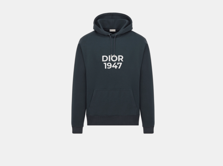 Dior o1w1db11225 413J69 Hooded Sweatshirt in Navy Blue Size US S / EU 44-46 / 1 - 1 Thumbnail