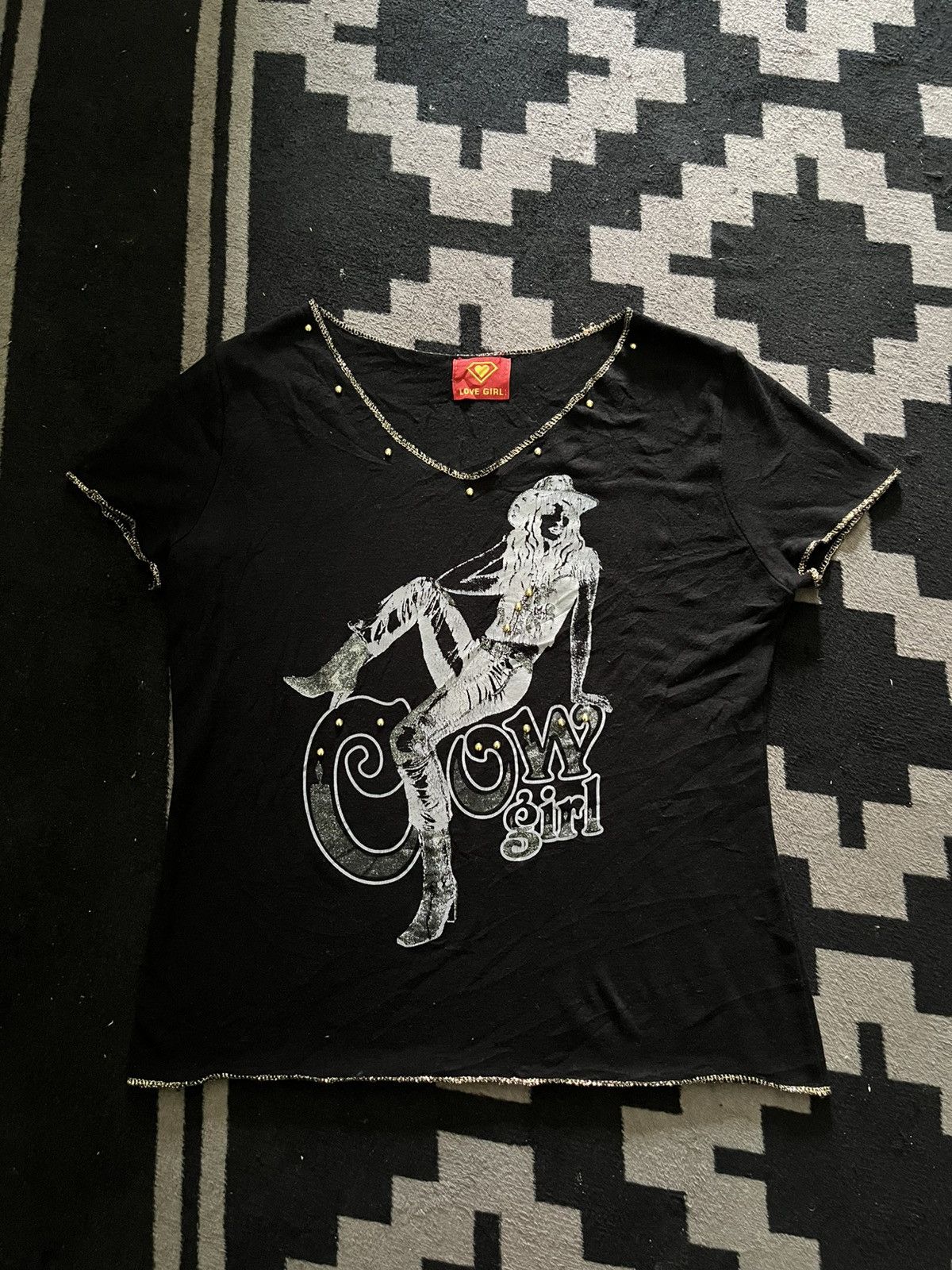 Hysteric Glamour 2000s love girl studed tshirt Size M / US 6-8 / IT 42-44 - 1 Thumbnail