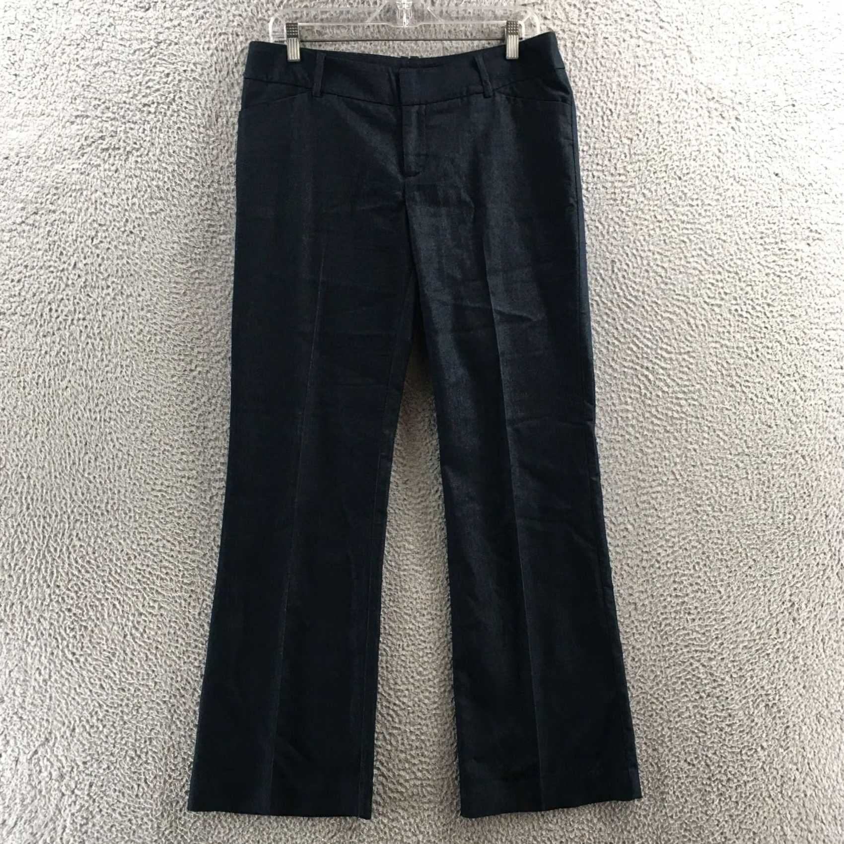 Mossimo Mossimo Pants Womens 10 Stretch Blue Dress Pants Zip Fly Mid Rise Straight Leg Size 32" / US 10 / IT 46 - 2 Thumbnail