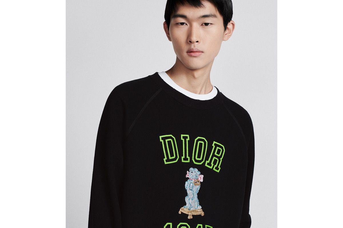 Dior o1bcso1str0226 Relaxed-Fit Bobby Sweatshirt in Black Size US M / EU 48-50 / 2 - 6 Thumbnail