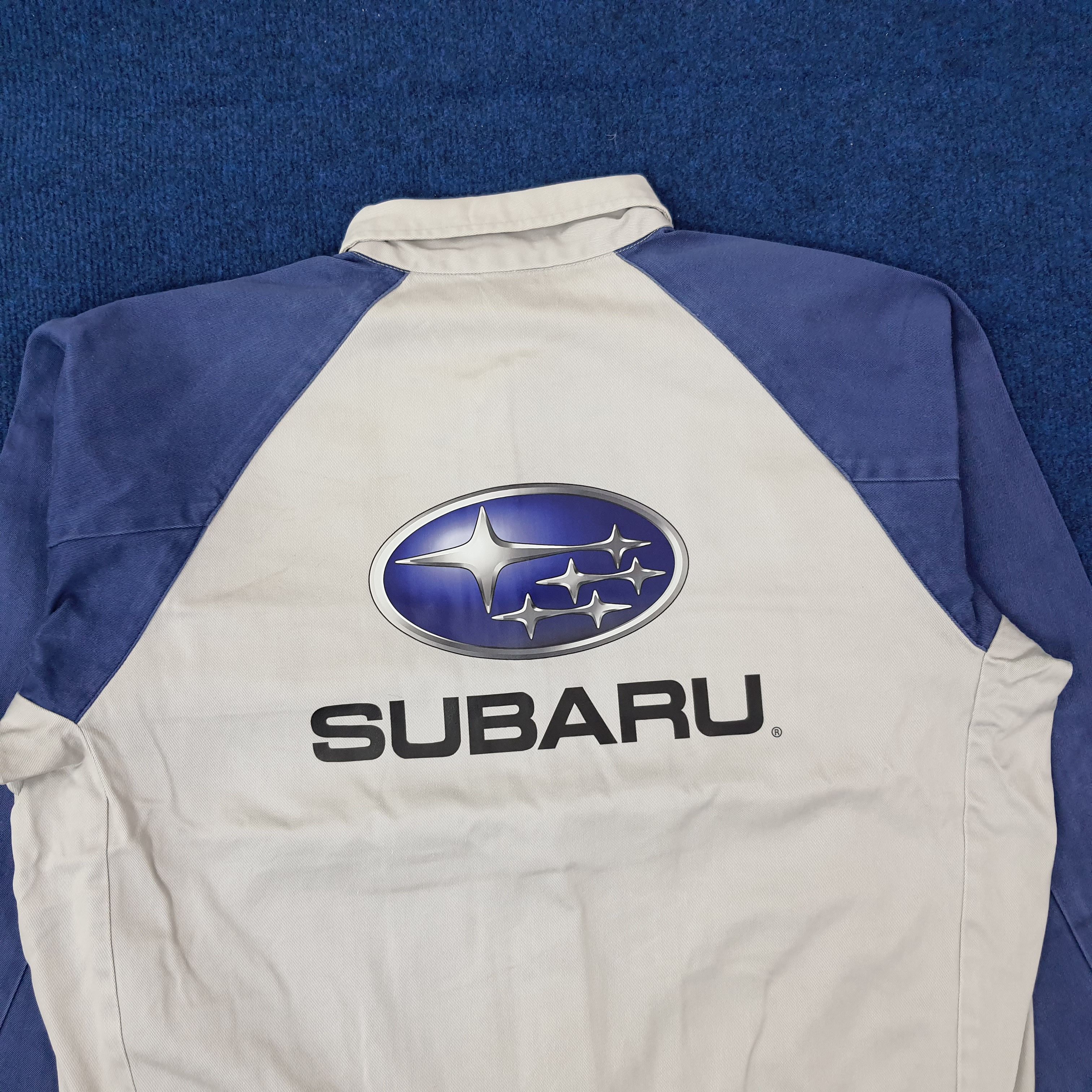 Japanese Brand Vintage SUBARU Japan Motorsports Racing Jacket C246N17 Size US M / EU 48-50 / 2 - 2 Thumbnail