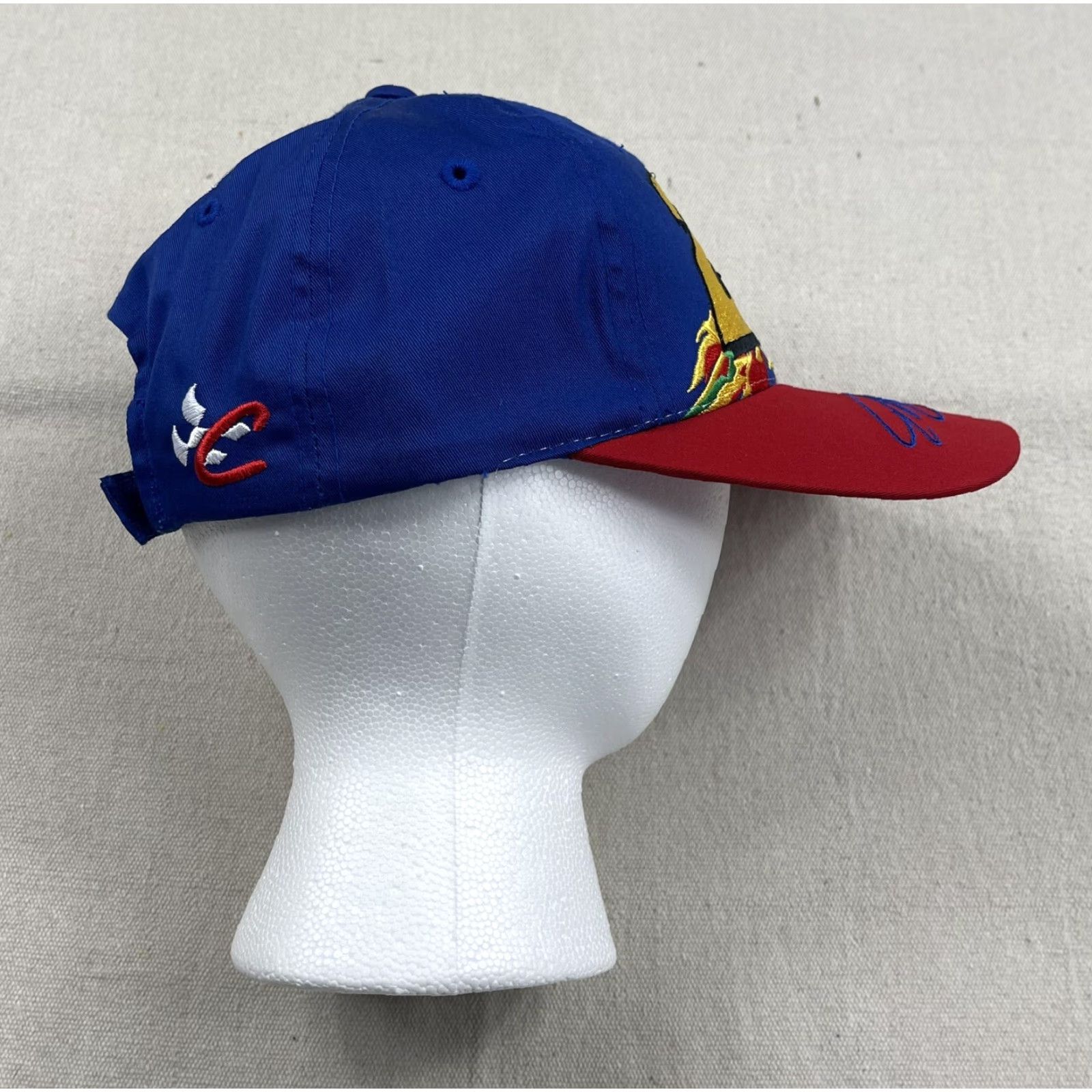 Chase Authentics VINTAGE Chase Authentics Jeff Gordon Hat Snapback Nascar Dupont 1990s Rainbow Logo Adjustable Men's Hat - 90s Retro Sports Fans Mens Size ONE SIZE - 3 Thumbnail