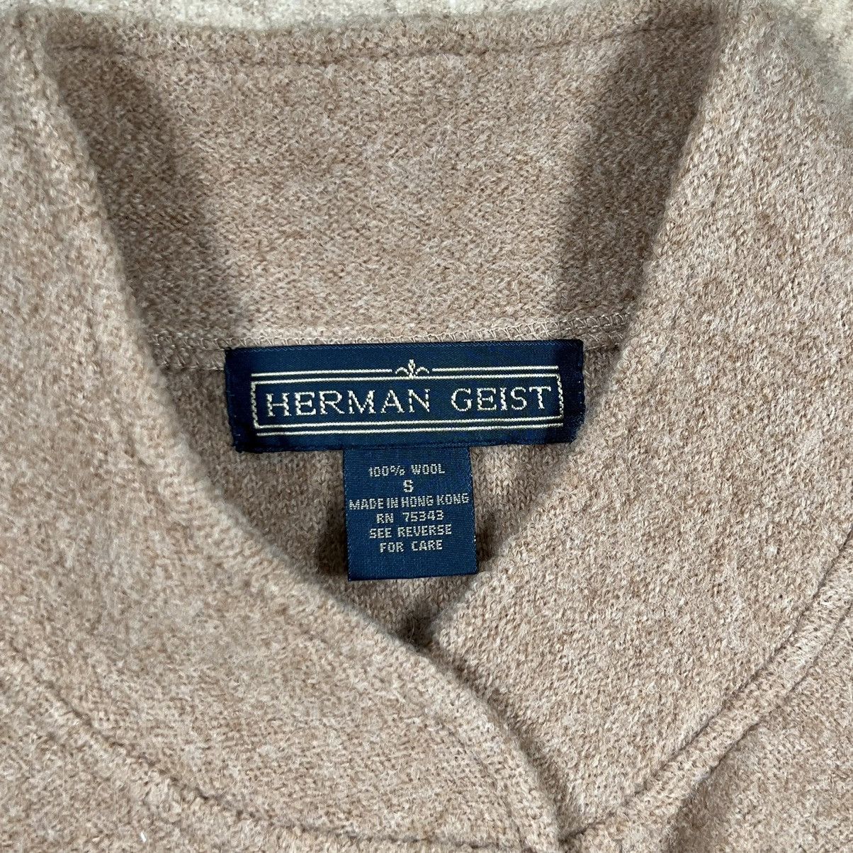 Other Vintage Herman Geist Sweater Wool Tan Closure Cardigan Size S / US 4 / IT 40 - 4 Thumbnail