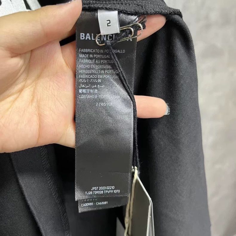 Balenciaga Balenciaga Black Logo Short Sleeve T-Shirt-2506 Size US M / EU 48-50 / 2 - 3 Thumbnail