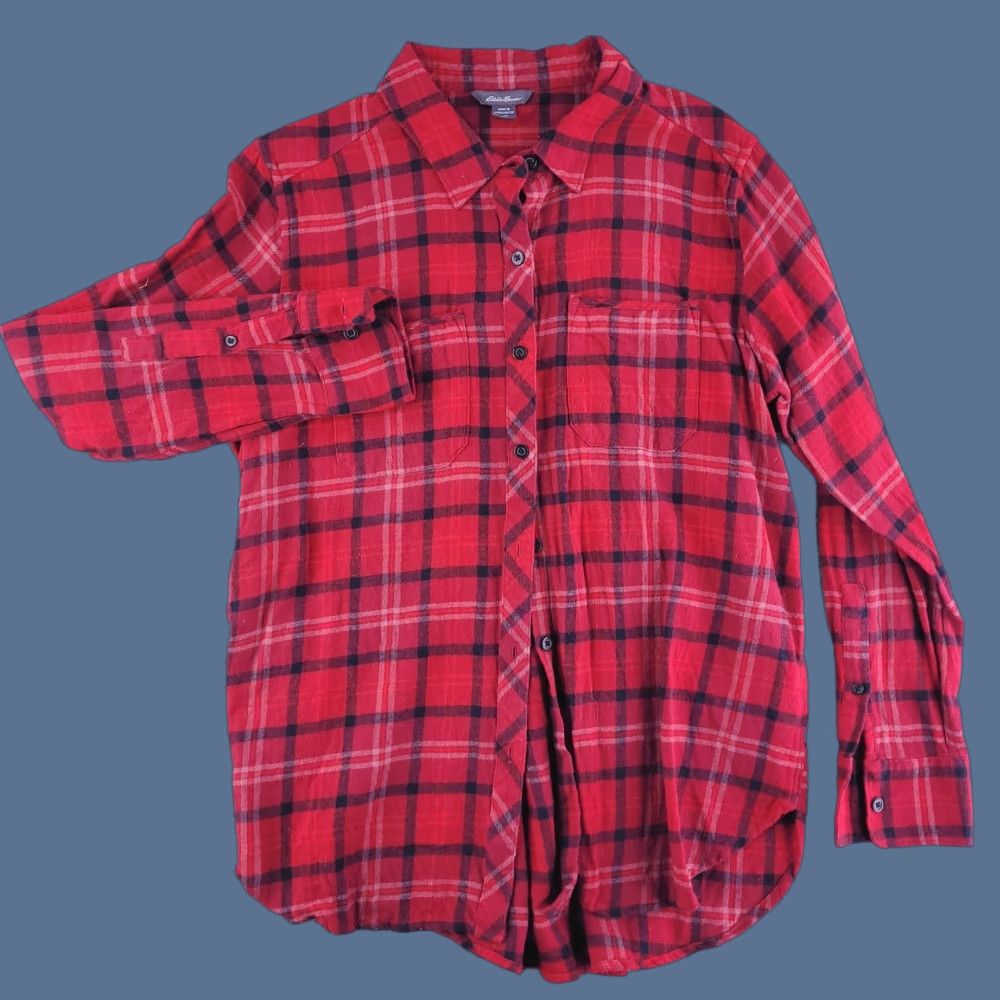 Eddie Bauer VINTAGE Eddie Bauer Shirt Mens Small Flannel Long Sleeve Red Size US S / EU 44-46 / 1 - 1 Thumbnail